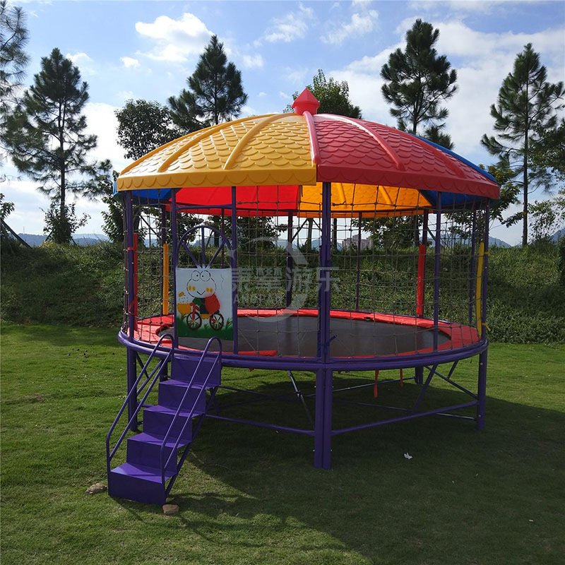 蹦床戶外大型帶護網(wǎng)跳床