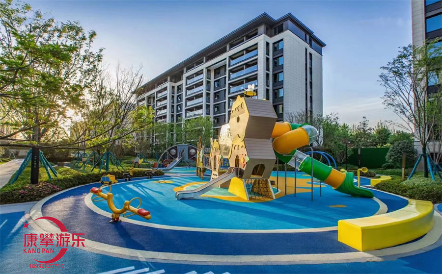 小區(qū)房地產(chǎn)兒童不銹鋼滑