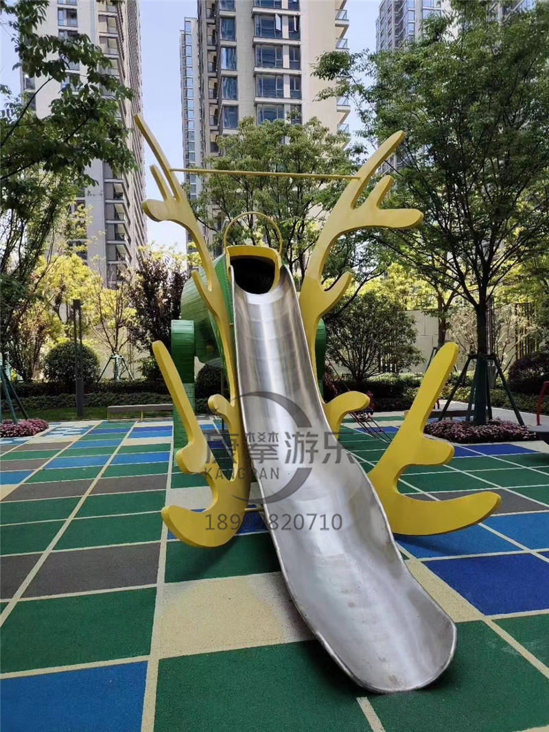 麋鹿組合滑梯非標(biāo)不銹鋼滑梯