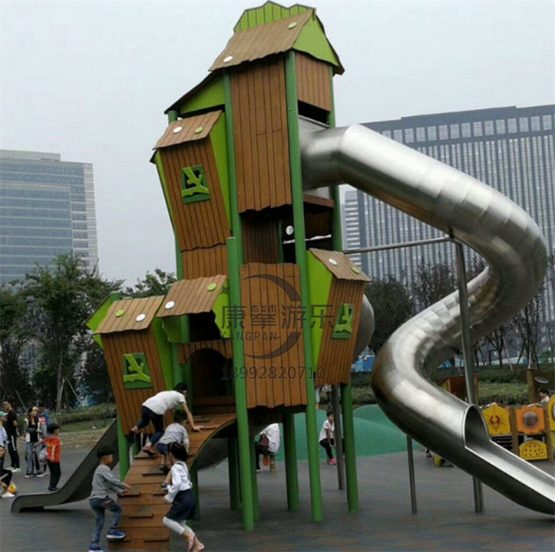 室外不銹鋼滑梯設施定制 室外不銹鋼滑梯設施定制