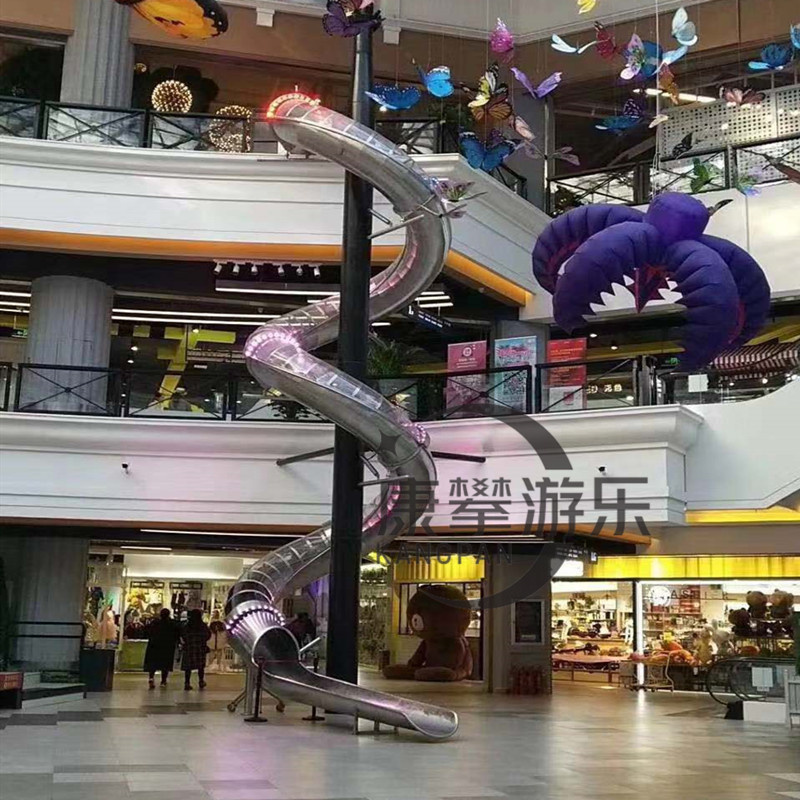 商場不銹鋼滑梯 商場不銹鋼滑梯