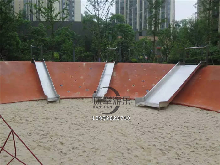 戶外沙池不銹鋼滑梯 戶外沙池不銹鋼滑梯