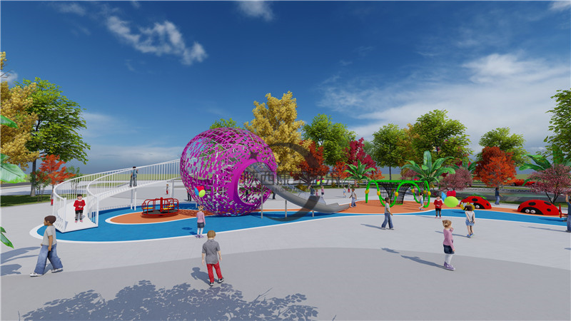 酒壇子造型不銹鋼定制滑梯效果圖 酒壇子造型不銹鋼定制滑梯效果圖