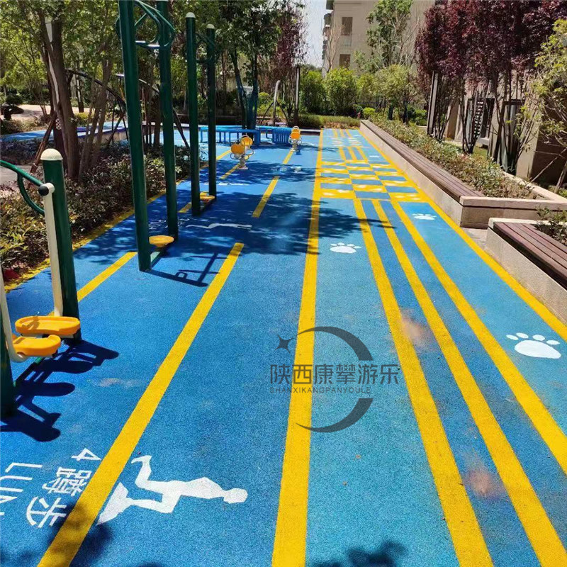 戶外健身器材場地塑膠跑道材料廠家 戶外健身器材場地塑膠跑道材料廠家