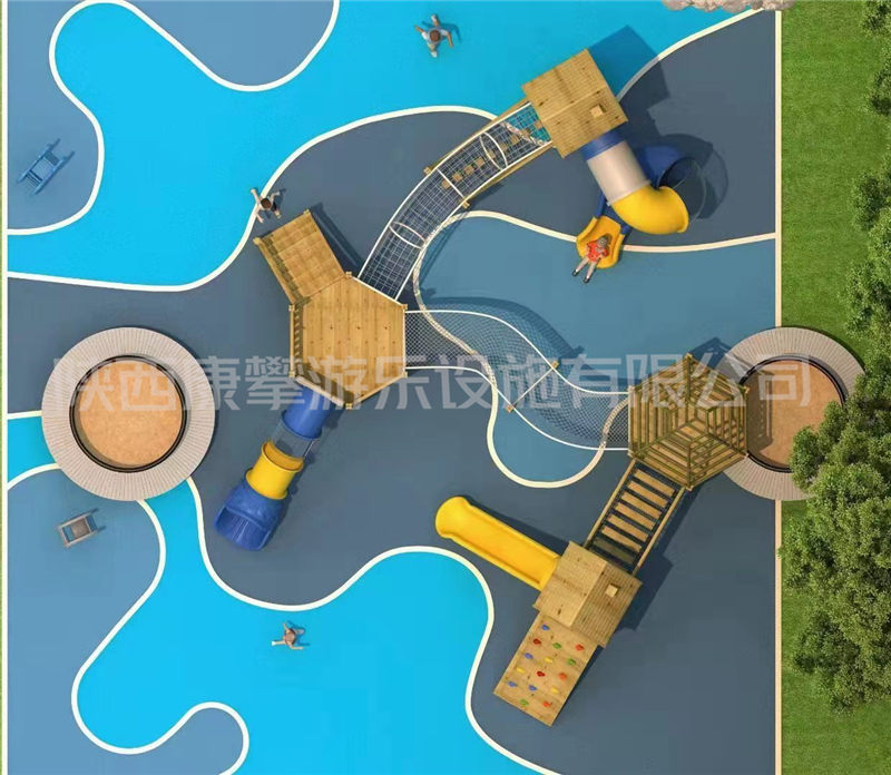 公園小區(qū)木質(zhì)組合滑梯 公園小區(qū)木質(zhì)組合滑梯