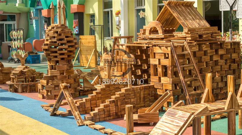 幼兒園戶外建構(gòu)碳化積木 幼兒園戶外建構(gòu)碳化積木