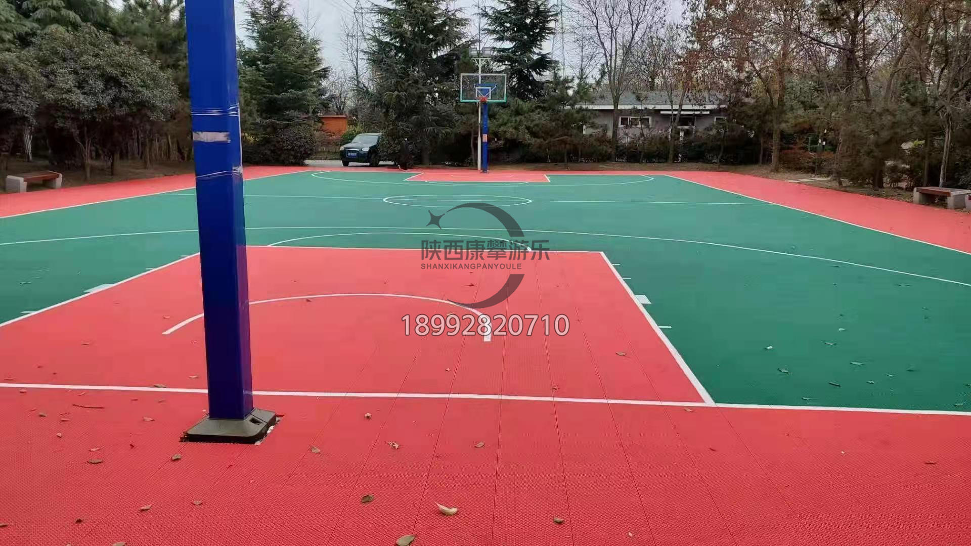 戶外籃球場懸浮地板案例