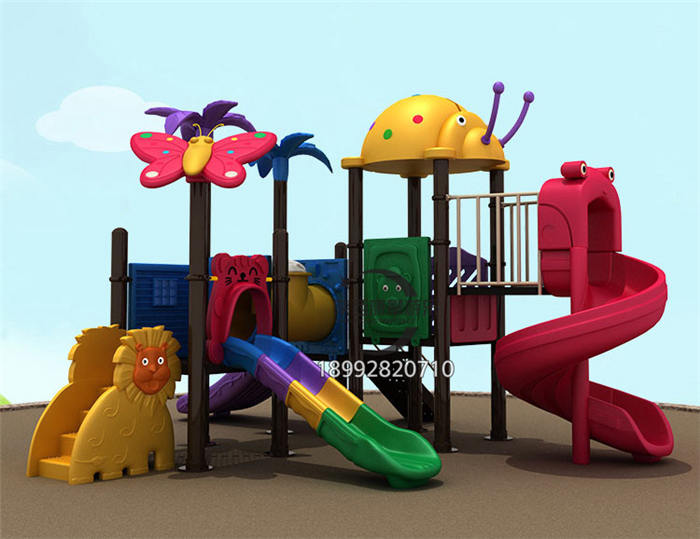 幼兒園滑梯-動物滑梯