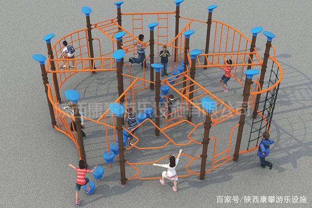 體能拓展爬網組合