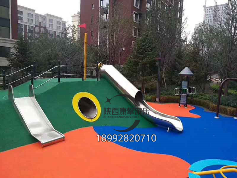 微地形場地不銹鋼滑梯 微地形場地不銹鋼滑梯