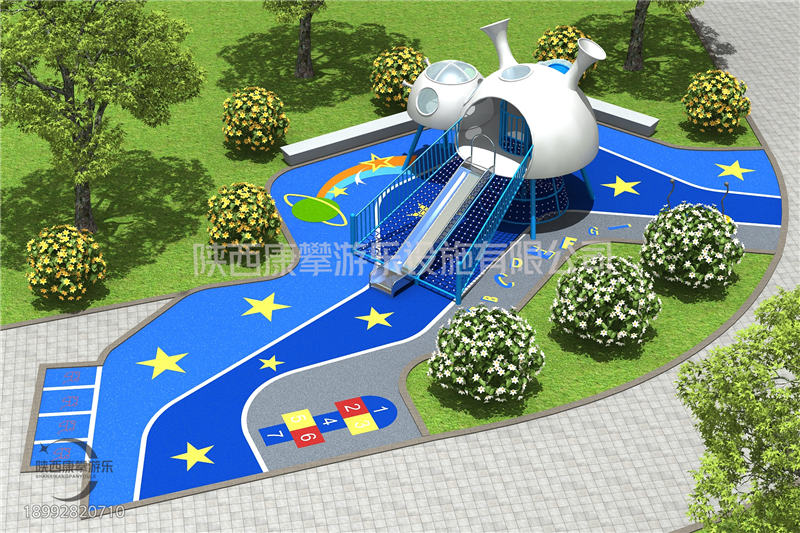 戶外足球造型不銹鋼滑梯定制 戶外足球造型不銹鋼滑梯定制