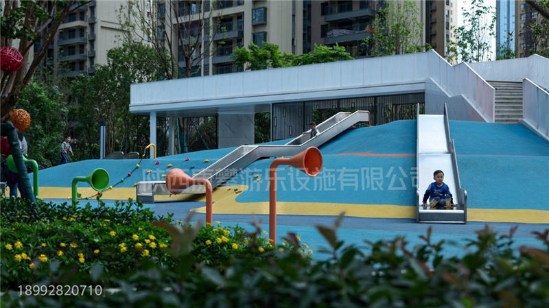 微地形不銹鋼滑梯定制