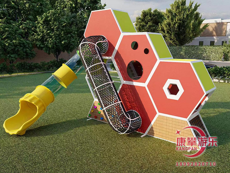 戶外網(wǎng)繩鉆洞組合滑梯有哪些？能給兒童帶來(lái)哪些好處