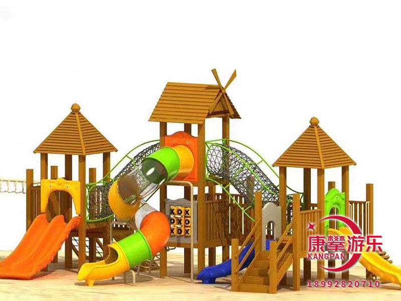 常見的木質(zhì)組合滑梯有哪些材質(zhì)，兒童玩滑梯應(yīng)注意什么