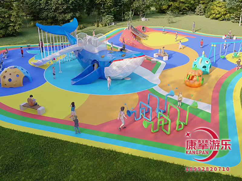 兒童無動力游樂設備廠家為啥選陜西康攀游樂