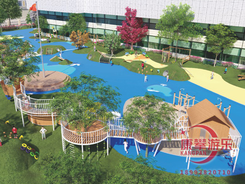 兒童幼兒園木質游樂設施