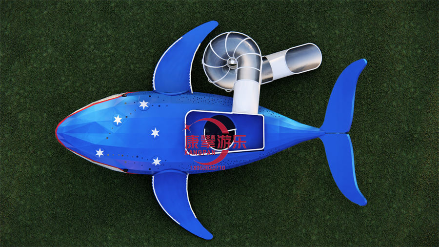非標(biāo)定制鯨魚(yú)造型不銹鋼滑梯 非標(biāo)定制鯨魚(yú)造型不銹鋼滑梯