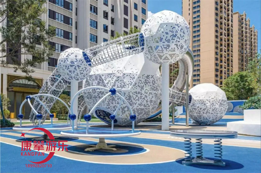 小區(qū)兒童樂(lè)園不銹鋼滑梯設(shè)施定制 小區(qū)兒童樂(lè)園不銹鋼滑梯設(shè)施定制