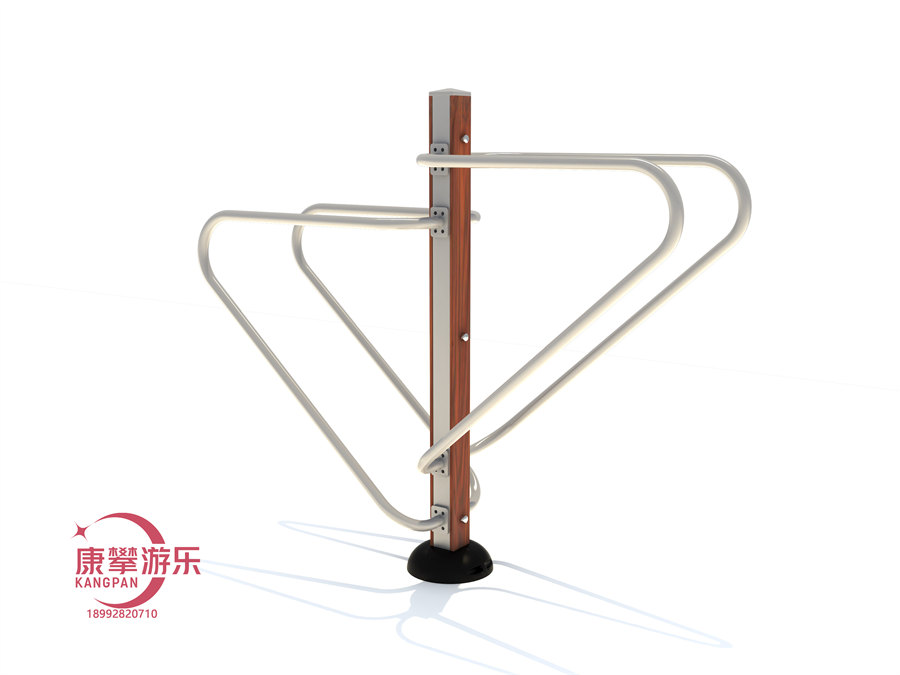 塑木雙位雙杠戶(hù)外健身器材